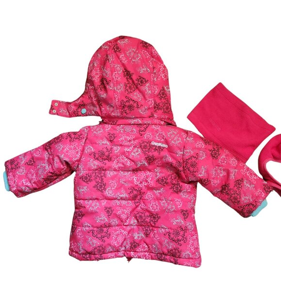 12m 2-Piece Snowsuit With Bonus Hat & Neck Warmer - Picture 6 of 13